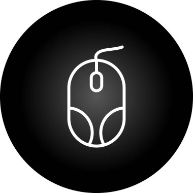 bilgisayar faresi, web simgesi vektör illüstrasyonu 