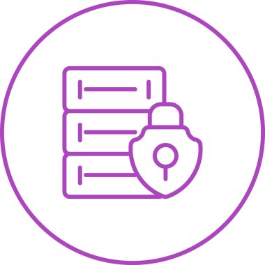 Sunucu web simgesi, vektör çizim