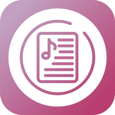 müzik çalma listesi kutsal kişilerin resmi, vektör çizim