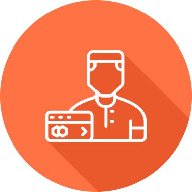 user icon, vector illustration simple design