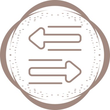 ok simgesi, vektör illüstrasyonu 