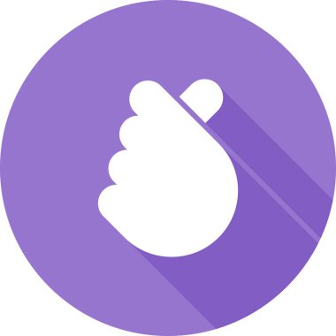  I Love You el hareketi ikonu, vektör illüstrasyonu 