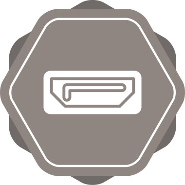 SATA kablo simgesinin web illüstrasyonu