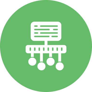 Zaman Çizgisi Web simgesi vektör çizimi