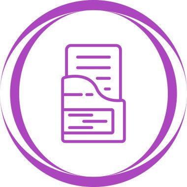 Web, vektör illüstrasyonu için davet simgesi