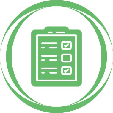  Yapılacaklar listesi web simgesi basit illüstrasyon