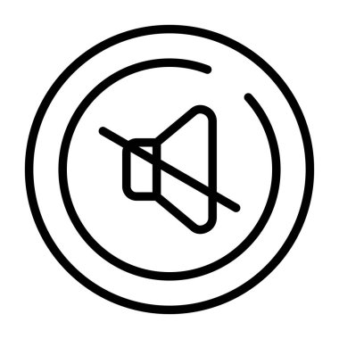 Ses hoparlörü web illüstrasyonu