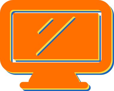 Bilgisayar web simge vektör çizim