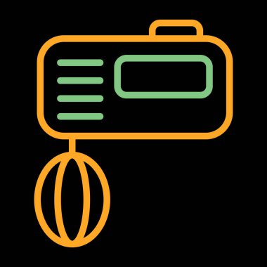 Fıçı mutfak simgesi, vektör illüstrasyonu 