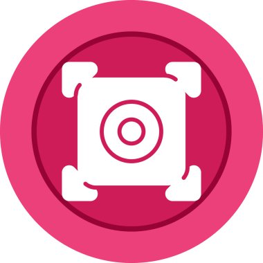 Büyütme Ağ simgesinin vektör illüstrasyonu