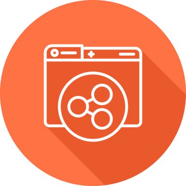 Web simgesini basit bir illüstrasyonla paylaş