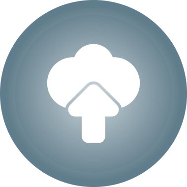 Bulut hesaplama simgesi vektör illüstrasyonu           