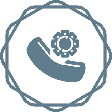 telefon arama simgesi, vektör illüstrasyonu 