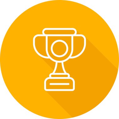 kupa ikonu vektör illüstrasyonu 