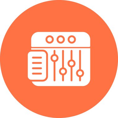 Tarayıcı web simgesi, basit illüstrasyon