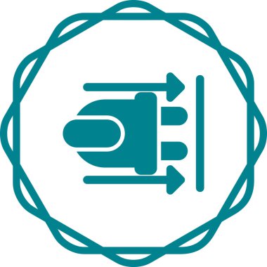 Fiş. Web simgesi basit illüstrasyon