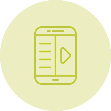 E-kitap okuyucu simgesi. Web simgesi basit illüstrasyon