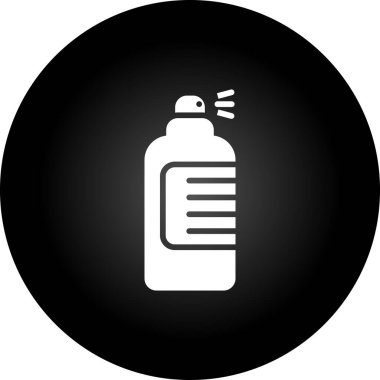 Sprey kutusu. Web simgesi basit illüstrasyon