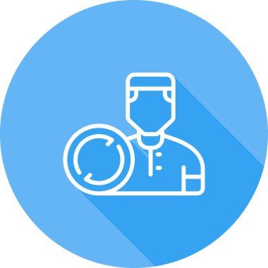 user icon, vector illustration simple design