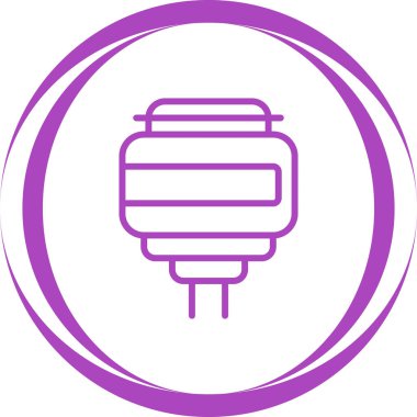 Fiş. Web simgesi basit illüstrasyon