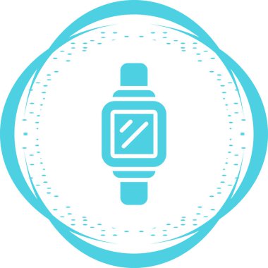 Modern Smartwatch simgesinin vektör çizimi    
