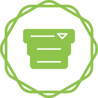  Menü simgesi vektör illüstrasyon tasarımını bırak