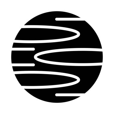 Gezegen simge vektör çizim 