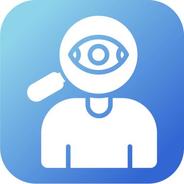 İş içgörü simgesi, vektör illüstrasyonu basit tasarım