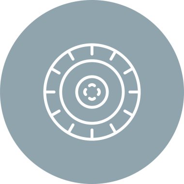 hedef ağ simgesi, vektör illüstrasyonu