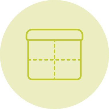 Beyaz Arkaplanda Web Sayfası Kenarlıkları Simgesi İzole Edildi 