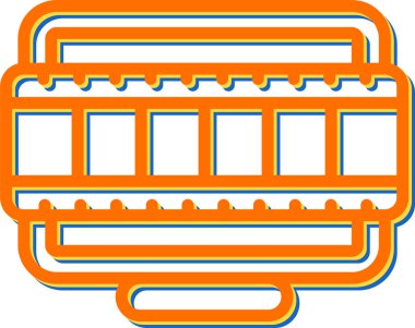 Masaüstü Bilgisayar Web simgesi vektör çizimi