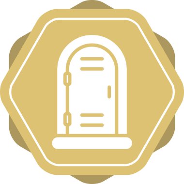 Acil tuvalet. Web simgesi basit illüstrasyon