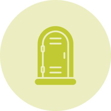 Acil tuvalet. Web simgesi basit illüstrasyon