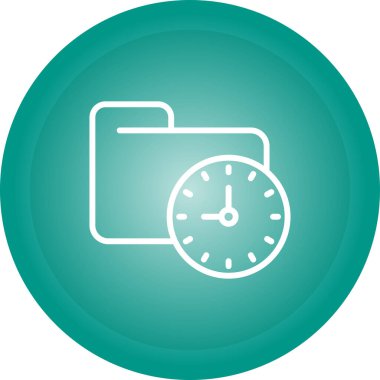 belge web simgesi, vektör illüstrasyonu