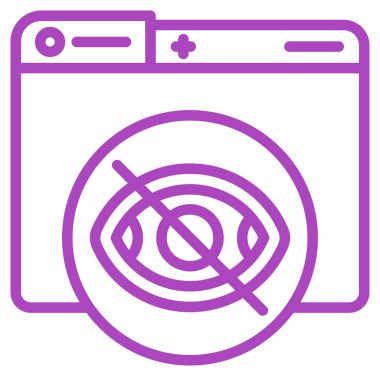 Özel. Web simgesi basit illüstrasyon