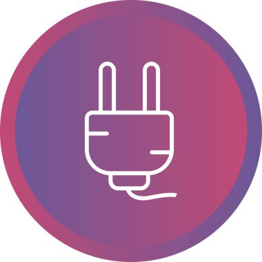 Fiş. Web simgesi basit illüstrasyon