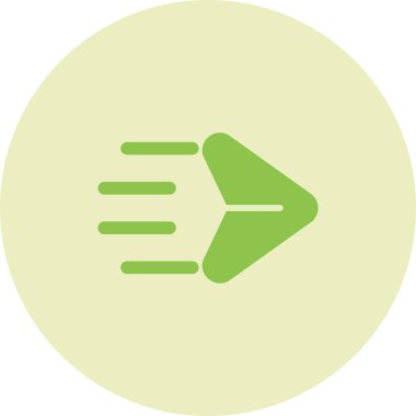 posta simgesi, vektör illüstrasyonu basit tasarım gönder