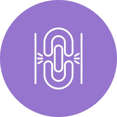 Bağlantıyı Ayır Vektör Simgesi Beyaz Arkaplanda tecrit edildi 