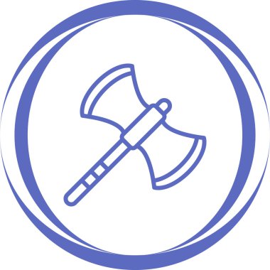 Balta. Web simgesi basit illüstrasyon