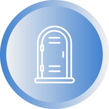 Acil tuvalet. Web simgesi basit illüstrasyon