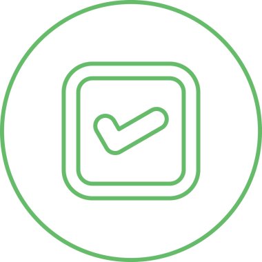 işaret simgesini işaretle, vektör illüstrasyonu 