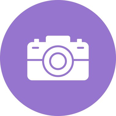 fotoğraf makinesi simgesi, vektör illüstrasyonu 