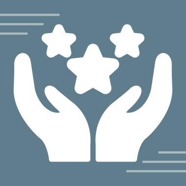 Glory web simgesinin vektör illüstrasyonu