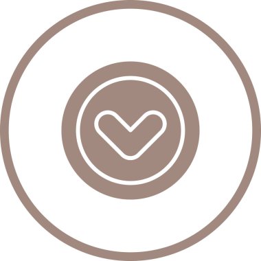 İşaret simgesini işaretle. vektör illüstrasyonu 