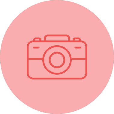 fotoğraf makinesi simgesi, vektör illüstrasyonu 