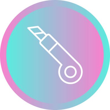 Cıvata kesici. modern simge web basit illüstrasyon