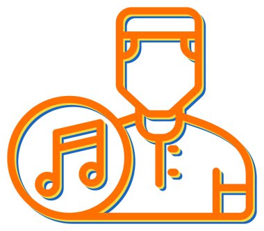 user icon, vector illustration simple design