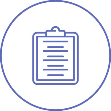 Yazı tahtası. Web simgesi basit illüstrasyon