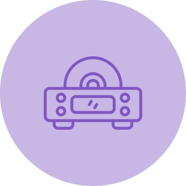 Cd Oynatıcı için vektör simgesi 