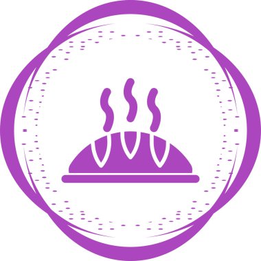 İzole edilmiş taze ekmek simgesinin vektör çizimi 